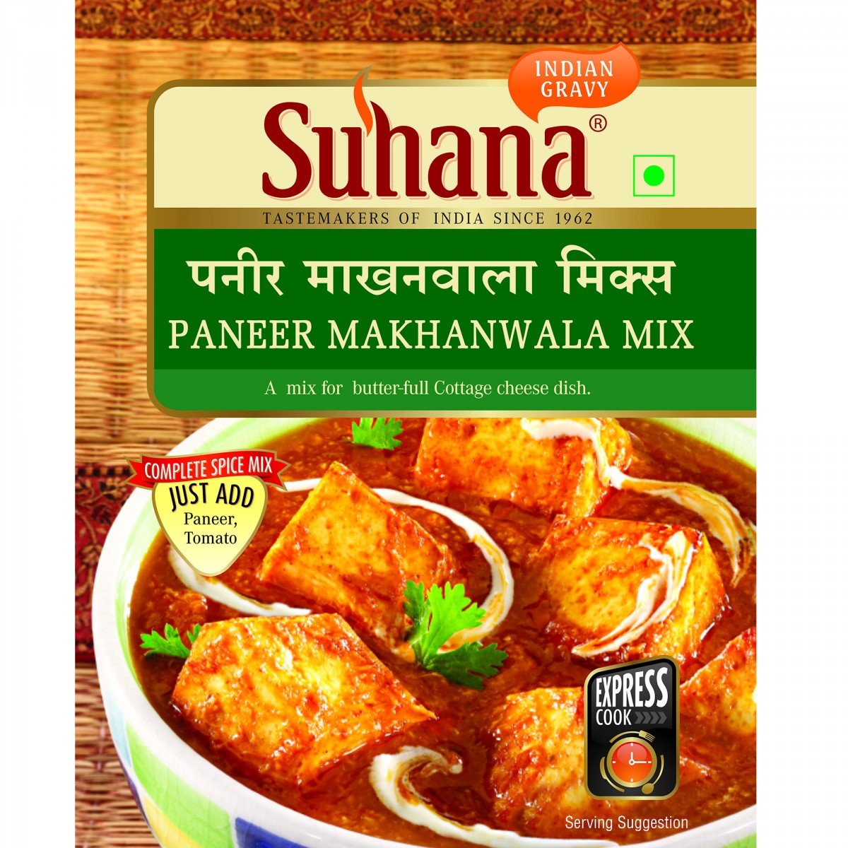 Suhana Paneer Makhanwala Mix Masala"