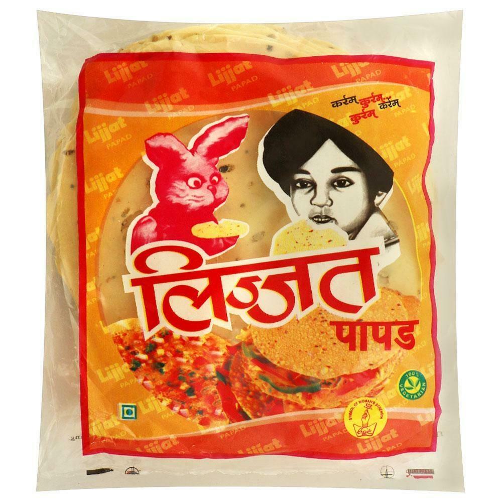 Lijjat Papad 200 gm Rs.77"