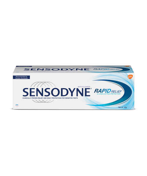 Sensodyne Toothpaste 40 gm Rapid relif"